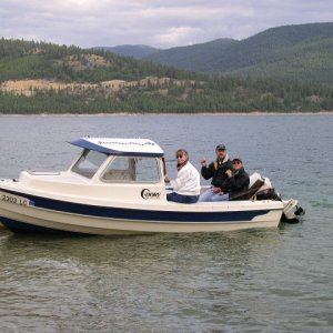 Media '(Matt) Mom on left...Best friends Joe and Gail on Right.' in album '(Matt) Having Lunch on Lake Koocanusa'