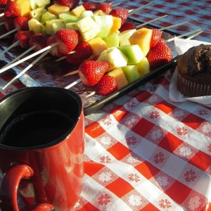 Breakfast at the 08 Sequim Bay State Park CBGT.  Mmmm, Mmmm good!