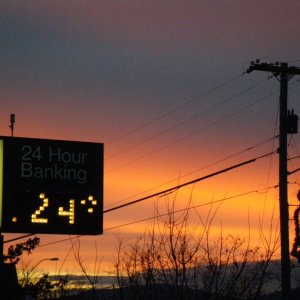 Our coldest day in January 2010.  Maybe the coldest in Sequim in along time.