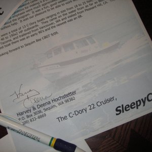 SleepyC C-Dory watermark stationairy.