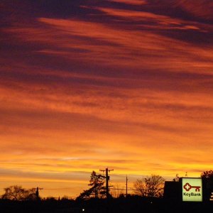 Media 'Sequim Winter sunrise.' in album 'Board walk to Dock at Sequim Bay State Park'