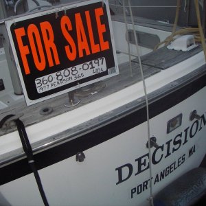 "Decision"  Now there is a boat name and a decision to make.
