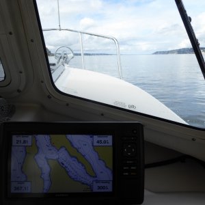 Nice to be back in the calm water North of Langley