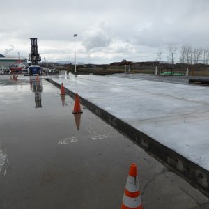 Media 'First half of slab replacement now complete and curing.' in album 'Leaving Twin Bridges Saturday morning for a Whale Watching trip March 25th'