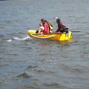 C-Daisy crew. Sea Trial in the Portland Pudgy!