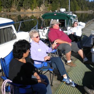Brats on the dock. Tanya (C-Renity)
Janet (Dreamer) Roger (Sensei)
Donna (Foggy Dew)