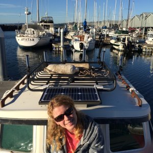Media 'Dinner at the dock, yup that\'s C-dancer across from us' in album 'Lifting into edmonds-  new home'