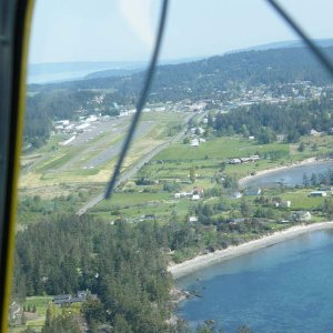 Turning final, Friday Harbor