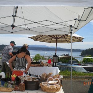 view from farmer's market