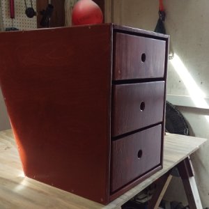 Drawer cabinet to be installed.