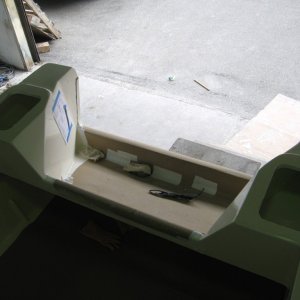 New cockpit slam hatches for top of deck at transom