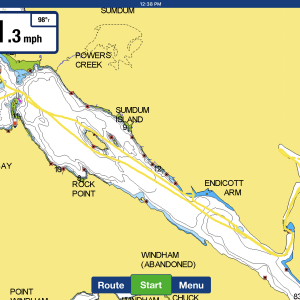 Tracks in & out of Endicott Arm & Ford Terror