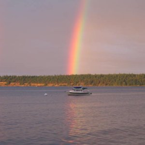 Over the rainbow at Port Townsend