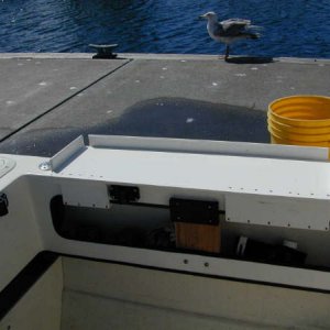 Fish cleaning station, made of Starboard.
