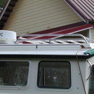 Stainless Cargo rack made by Bolton Stainless Co.