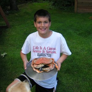 Our 18th crab of the season.
