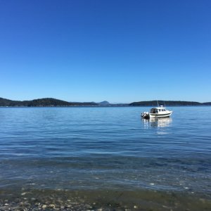 On the hook in Lopez Sound