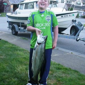 Possession King1 7-18-10, Caught 85' down on a cookies & cream kingfisher spoon