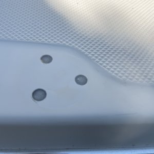 Over drill & West Systems epoxy
