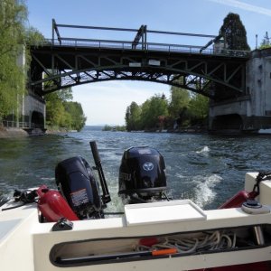 After giving up on fishing I decided to head in through the Cut to Portage Bay and then Lake Union.