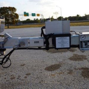 New Longer tongue with Electric over Hydraulic Carlise unit. Recently upgraded to a 1600 PSI brake from the original 1200 PSI unit. The heavier duty unit works even better. The 1600 PSI unit is recommended for disc brakes not the drum type.