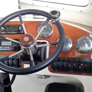 Media 'Upgraded dash...dresses up the bland "Clorox wipe" interiors of the early models that many people prefer for easy cleaning over the vinyl interiors' in album 'Using fishing pole mounts for custom stern Line roller allows you to store roller out of the way when not fishing'