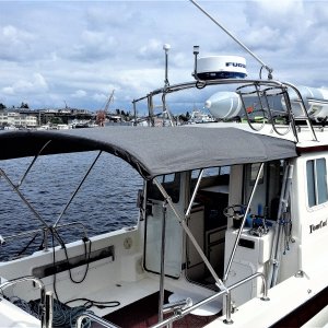 Aft Helm was not something I wanted but they really are nice...especially if single handing at docks or in a lock
