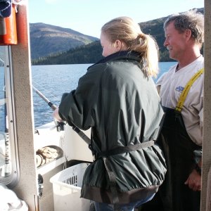 1st Daughter with a fish on