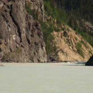 Lewellyn River where I went up in The Mokai in 2010.  Now all water from the Lewellyn Glacier is coming out here since the flood late in 2010.