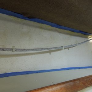 Mask off, 2" tape work fine