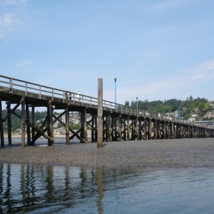 Pier at White Rock BC,clearing customs by phone.
