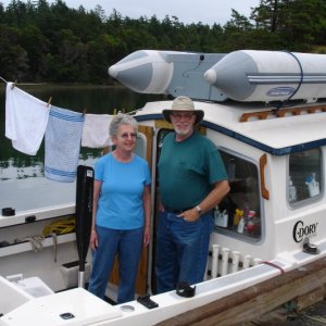 1991 22' cruiser..Floyd & Carolyn.  Nice couple we met at Sucia.
