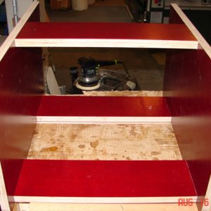Media 'Plywood frame for drawers.  This is phenolic-coated exterior grade 3/4" plywood (source:  woodpeck.com)' in album 'Front passenger seat base cut out for drawers'