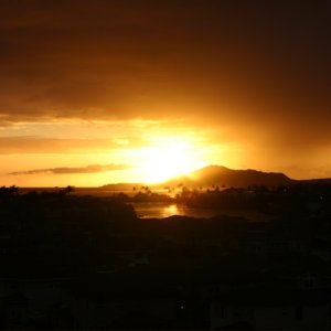 (orfelia) Sunset from the lanai
