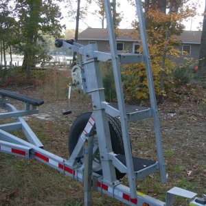 Ladder on TC255 EZ Loader Trailer