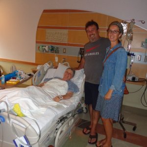 Ruth with son, Dave, and his wife, Sandi
