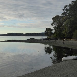 The West beach at Turn Island