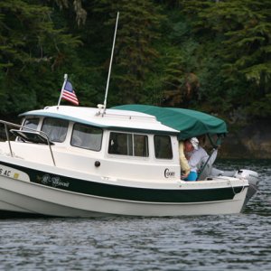 C-Biscuit at anchor