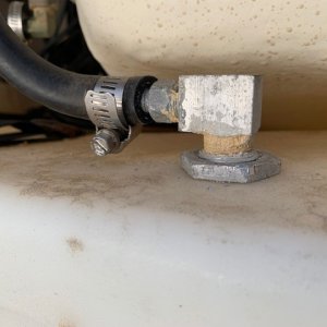 Existing starboard fuel pickup