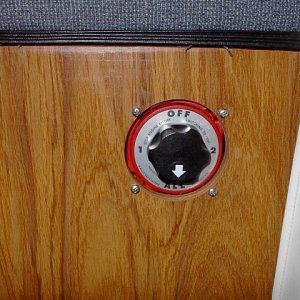 (Sea Wolf) Battery Switch for #3 & #4 Batteries on Side of Dinette Seat