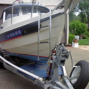 Beach Ladder on Trailer-Easy Boarding!