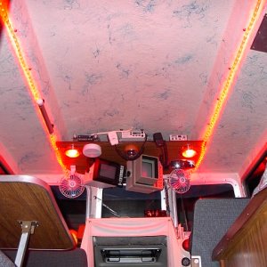 LED Lights in Cabin-"on" with photoflash