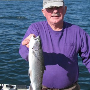 EAGLE LAKE TROUT, CAUGHT ABD RELEASED OCT, '08