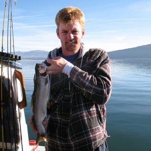 EAGLE LAKE TROUT, CAUGHT ABD RELEASED OCT, '08