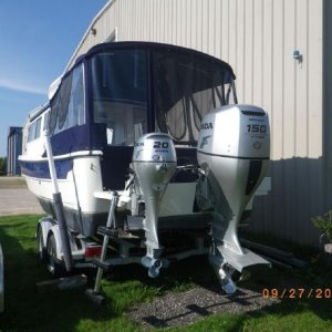 CD-255 with transom bracket