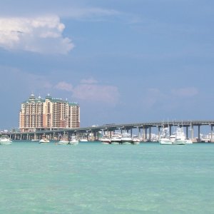 Destin bridge over East pass.