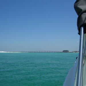 East Pass, returning from Gulf of Mexico