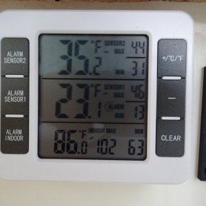 thermometer for freezer and refrigerator