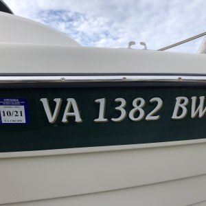 Media 'Boat Numbers using Doityourselflettering.com' in album 'Boat Name using Doityourselflettering'