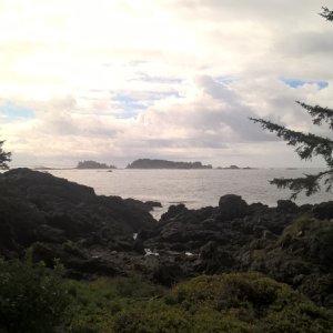 Media 'Looking out at Loudoun Channel.  Another day when it might be easy to boat from Barkely to Clayoquot and back.  Or not.' in album 'Casting off in Port Angeles on the Coho to Victoria.'